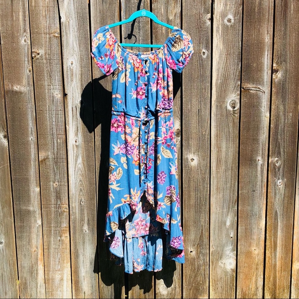 Honey Belle lined hi-low dress size small
